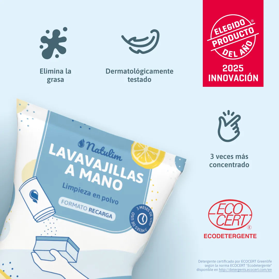 Lavavajillas a mano en polvo